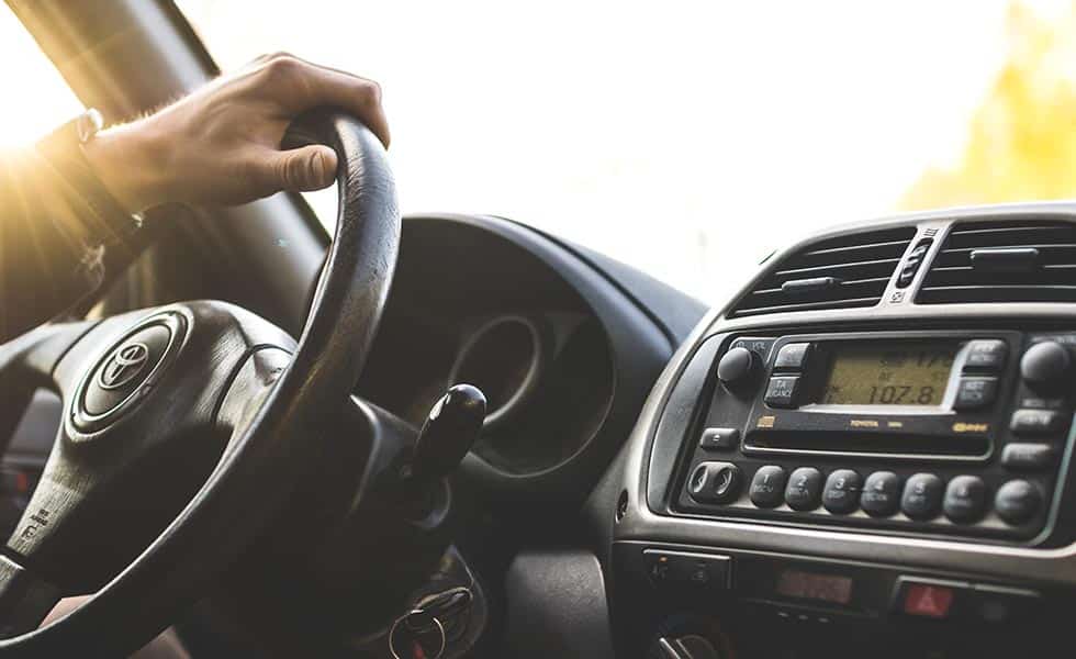 Distracted Driver Awareness Month 2020 photo, a photo of a drowsy driving in a truck